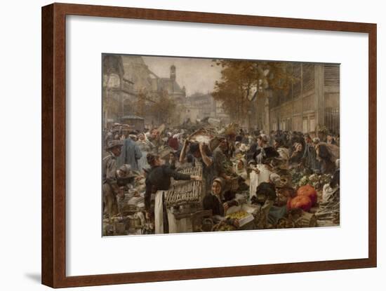 Les Halles-Léon Lhermitte-Framed Giclee Print