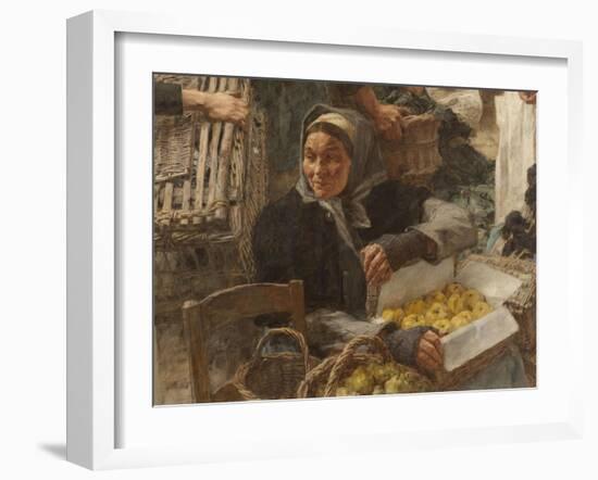 Les Halles-Léon Lhermitte-Framed Giclee Print