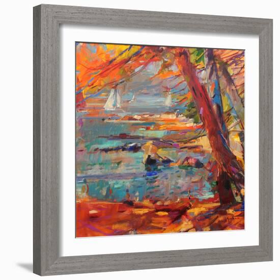 Les Iles de Lerins-Peter Graham-Framed Giclee Print