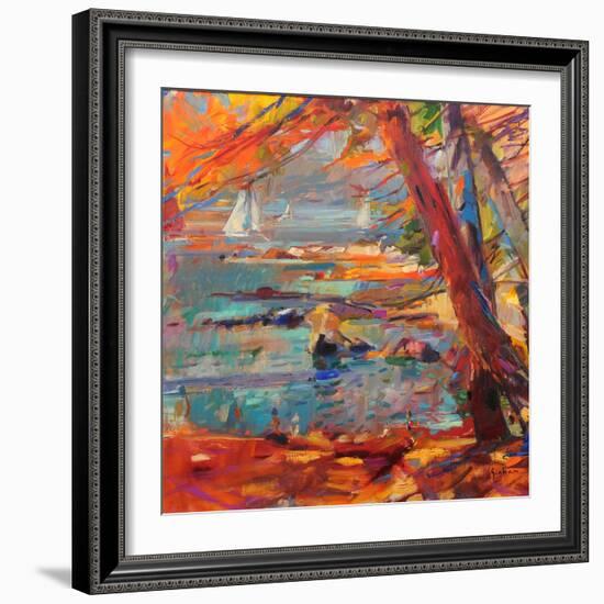 Les Iles de Lerins-Peter Graham-Framed Giclee Print