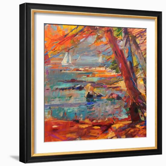 Les Iles de Lerins-Peter Graham-Framed Giclee Print