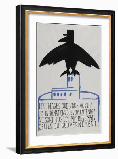 Les images que vous voyez-null-Framed Giclee Print