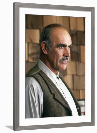 Les incorruptibles The untouchables by BrianDePalma with Sean Connery, 1987 (photo)-null-Framed Photo