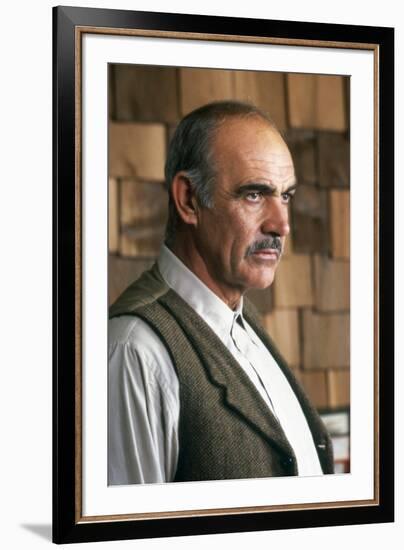 Les incorruptibles The untouchables by BrianDePalma with Sean Connery, 1987 (photo)-null-Framed Photo