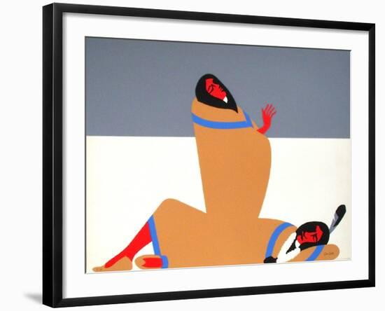 Les Indiens V-Jean Coulot-Framed Serigraph