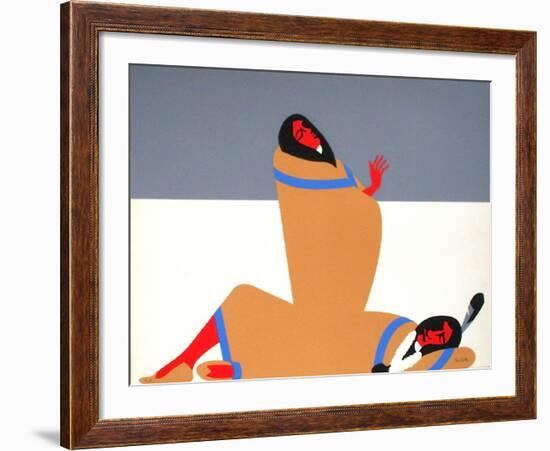 Les Indiens V-Jean Coulot-Framed Serigraph