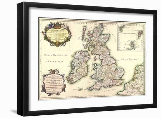 Les Isles Britanniques (...), C. 1650-null-Framed Giclee Print