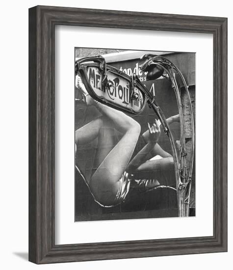 Les Jambes du Métro, Paris, 1971-Robert Doisneau-Framed Art Print