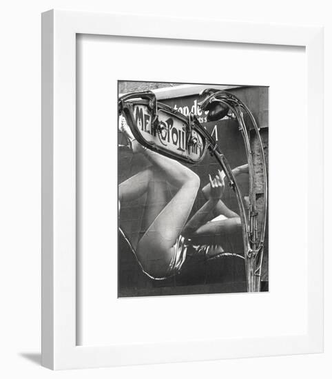 Les Jambes du Métro, Paris, 1971-Robert Doisneau-Framed Art Print