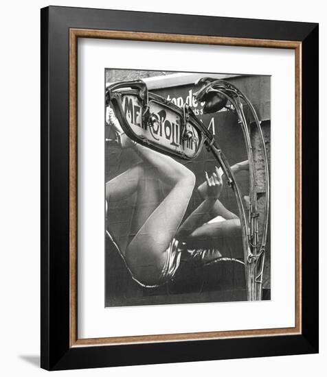 Les Jambes du Métro, Paris, 1971-Robert Doisneau-Framed Art Print