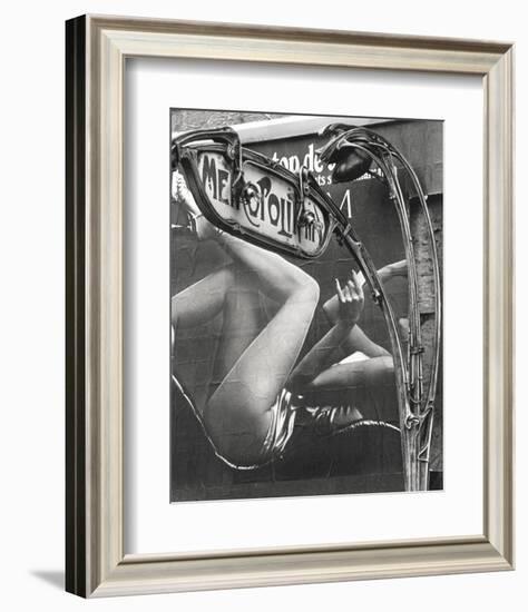 Les Jambes du Métro, Paris, 1971-Robert Doisneau-Framed Art Print