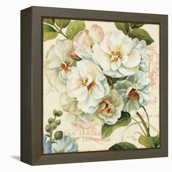 Les Jardin III-Lisa Audit-Framed Stretched Canvas