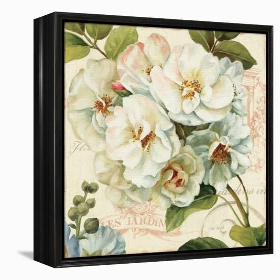 Les Jardin III-Lisa Audit-Framed Stretched Canvas