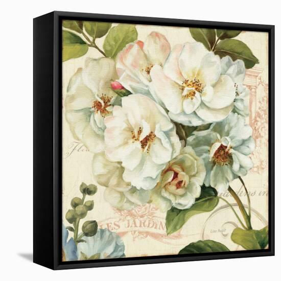 Les Jardin III-Lisa Audit-Framed Stretched Canvas