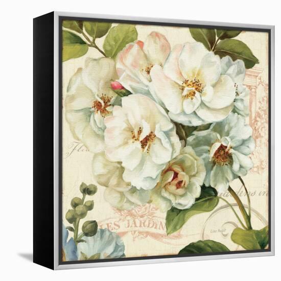 Les Jardin III-Lisa Audit-Framed Stretched Canvas