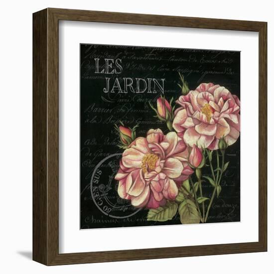 Les Jardin Roses Sq.-Kimberly Poloson-Framed Art Print