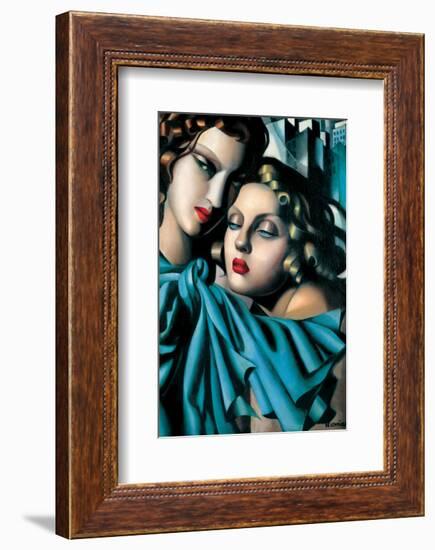 Les Jeunes Filles-Tamara de Lempicka-Framed Premium Giclee Print