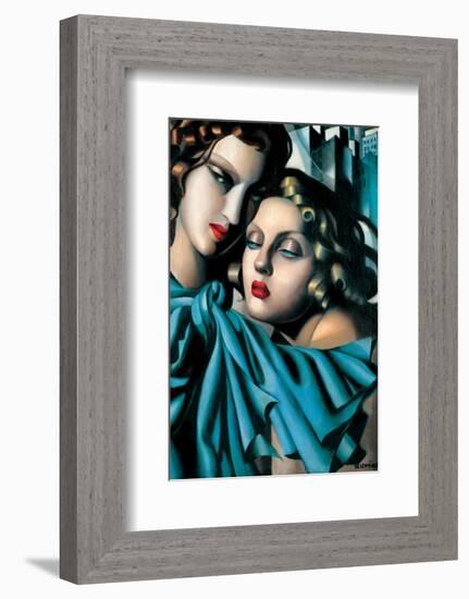 Les Jeunes Filles-Tamara de Lempicka-Framed Premium Giclee Print