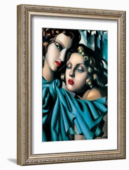 Les Jeunes Filles-Tamara de Lempicka-Framed Premium Giclee Print