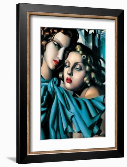 Les Jeunes Filles-Tamara de Lempicka-Framed Premium Giclee Print