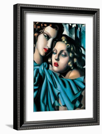 Les Jeunes Filles-Tamara de Lempicka-Framed Premium Giclee Print