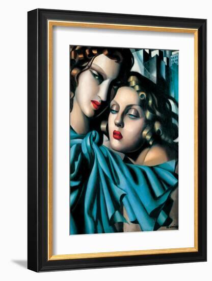 Les Jeunes Filles-Tamara de Lempicka-Framed Premium Giclee Print