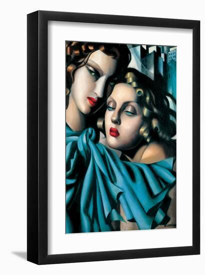 Les Jeunes Filles-Tamara de Lempicka-Framed Premium Giclee Print