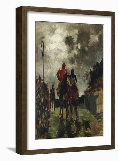 Les Jockeys, 1882-Henri de Toulouse-Lautrec-Framed Giclee Print