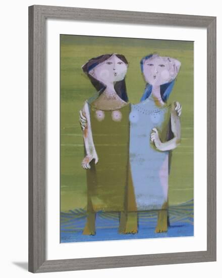 Les jumelles-Samy Briss-Framed Limited Edition