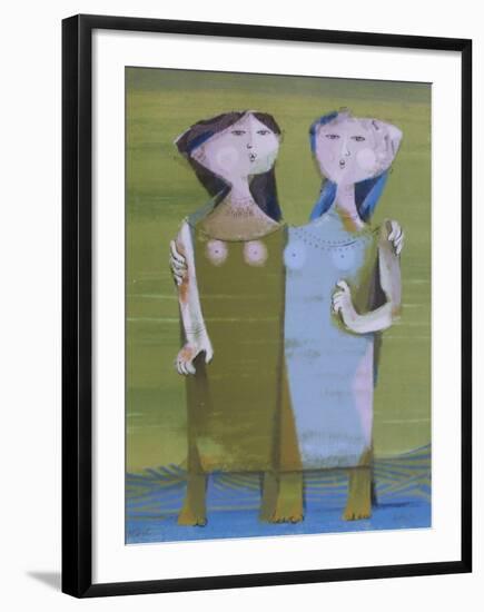 Les jumelles-Samy Briss-Framed Limited Edition