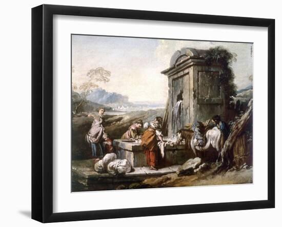 Les Laveuses-Francois Boucher-Framed Giclee Print