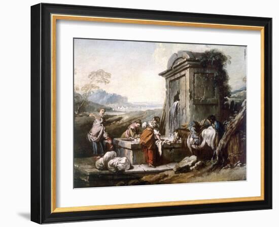 Les Laveuses-Francois Boucher-Framed Giclee Print