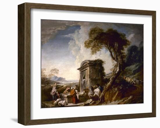 Les Laveuses-Francois Boucher-Framed Giclee Print