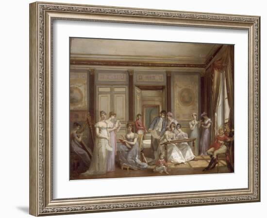 Les Loisirs de la Malmaison.-Jean Louis Victor Viger du Vigneau-Framed Giclee Print