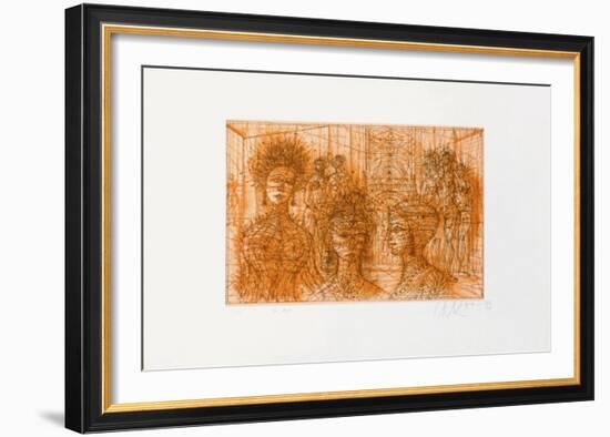 Les Loups I-Jean Carzou-Framed Limited Edition