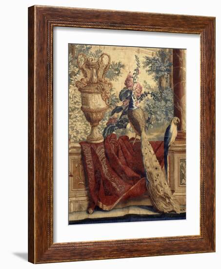 Les Maisons royales : Fontainebleau (3e entrefenêtre)-Charles Le Brun-Framed Premium Giclee Print