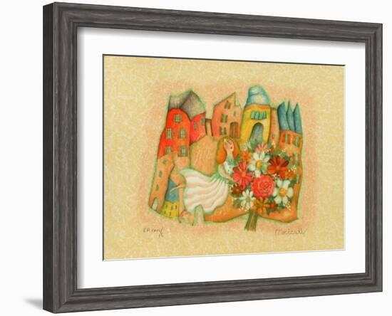 Les mariés III-Francoise Deberdt-Framed Limited Edition