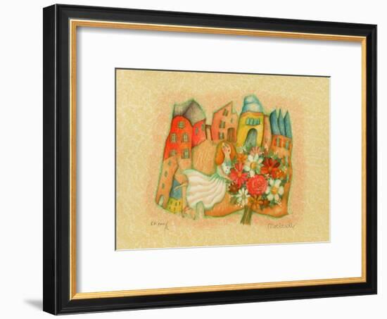 Les mariés III-Francoise Deberdt-Framed Limited Edition