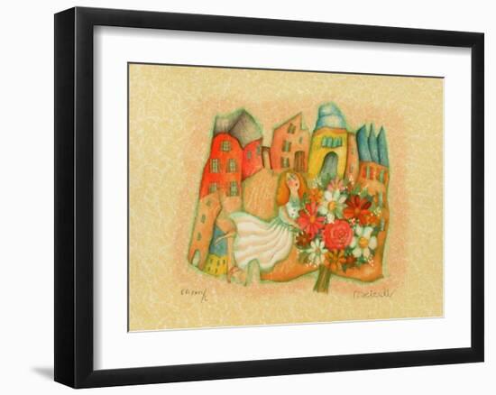 Les mariés III-Francoise Deberdt-Framed Limited Edition