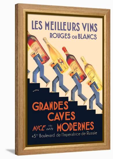 Les Meilleurs Vins-null-Framed Stretched Canvas