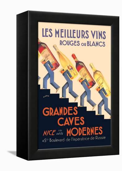 Les Meilleurs Vins-null-Framed Stretched Canvas