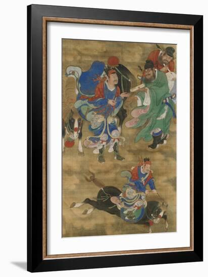 Les messagers divins accrédités auprès des Trois mondes (supérieur, moyen, inférieur)-null-Framed Giclee Print