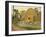 Les meules jaunes ou La moisson blonde-Paul Gauguin-Framed Giclee Print