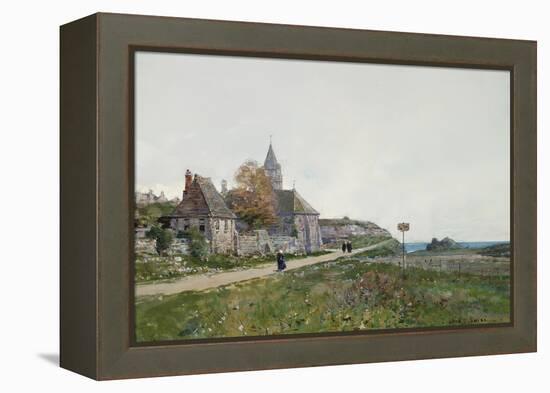 Les Mieilles a Saint Cast-Luigi Loir-Framed Premier Image Canvas