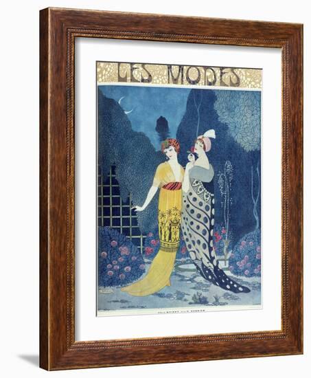 Les Modes-Georges Barbier-Framed Giclee Print