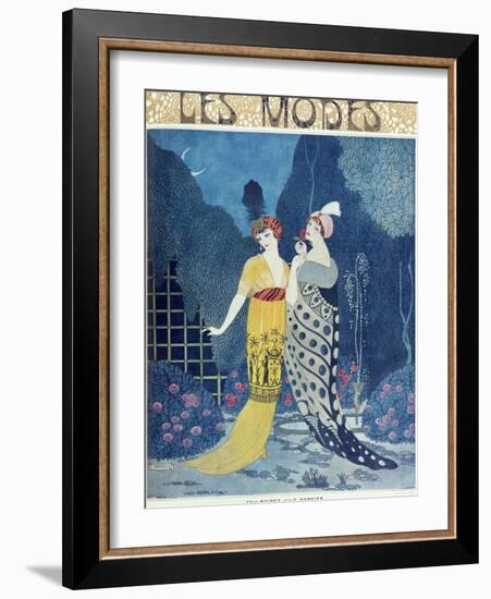 Les Modes-Georges Barbier-Framed Giclee Print