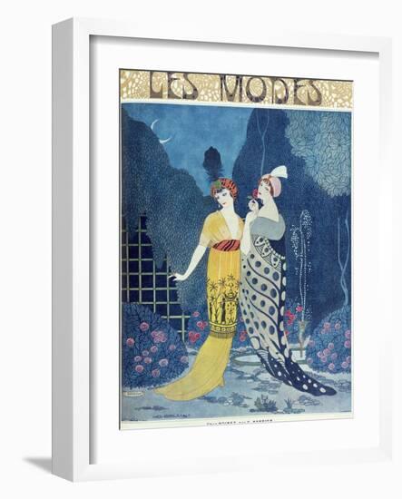 Les Modes-Georges Barbier-Framed Giclee Print