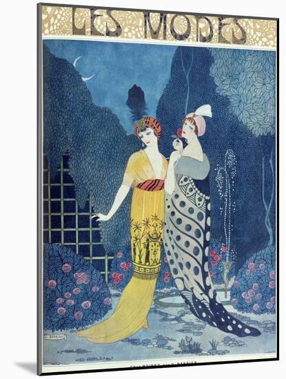 Les Modes-Georges Barbier-Mounted Giclee Print