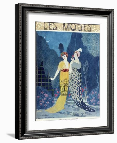 Les Modes-Georges Barbier-Framed Giclee Print