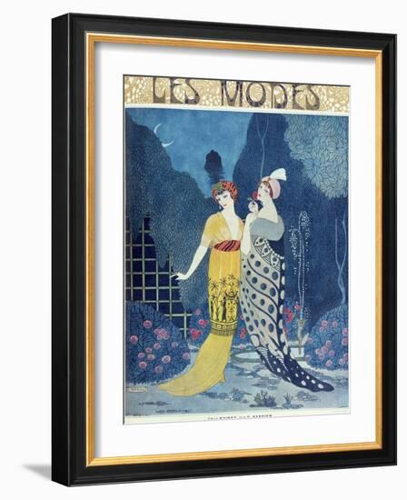 Les Modes-Georges Barbier-Framed Giclee Print